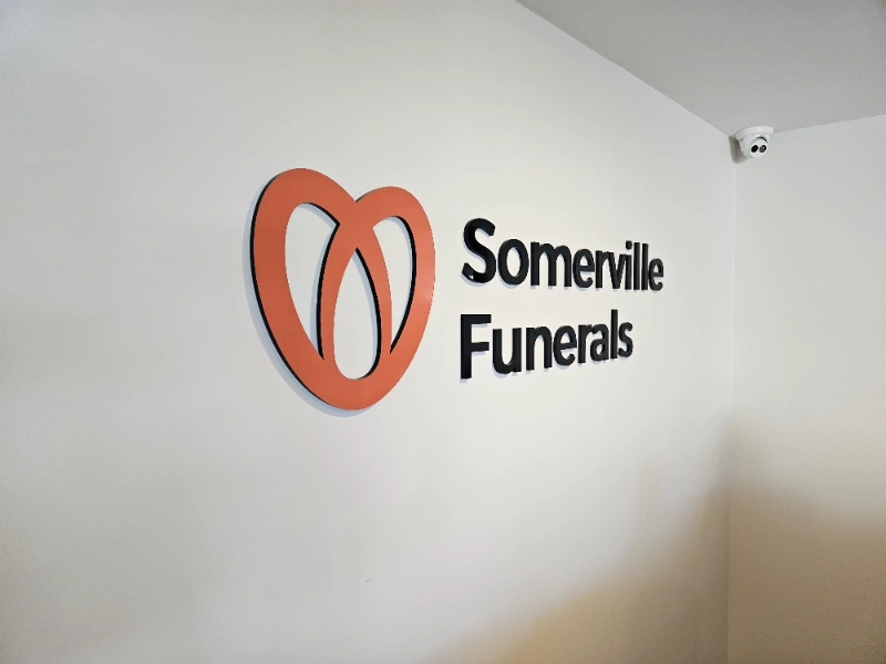 Reception sign Toowoomba – corporate reception branding